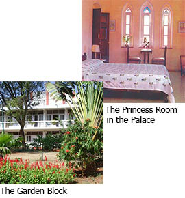 the princess room & the garden block