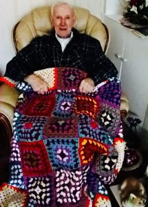 mr donnelly scotland with blanket